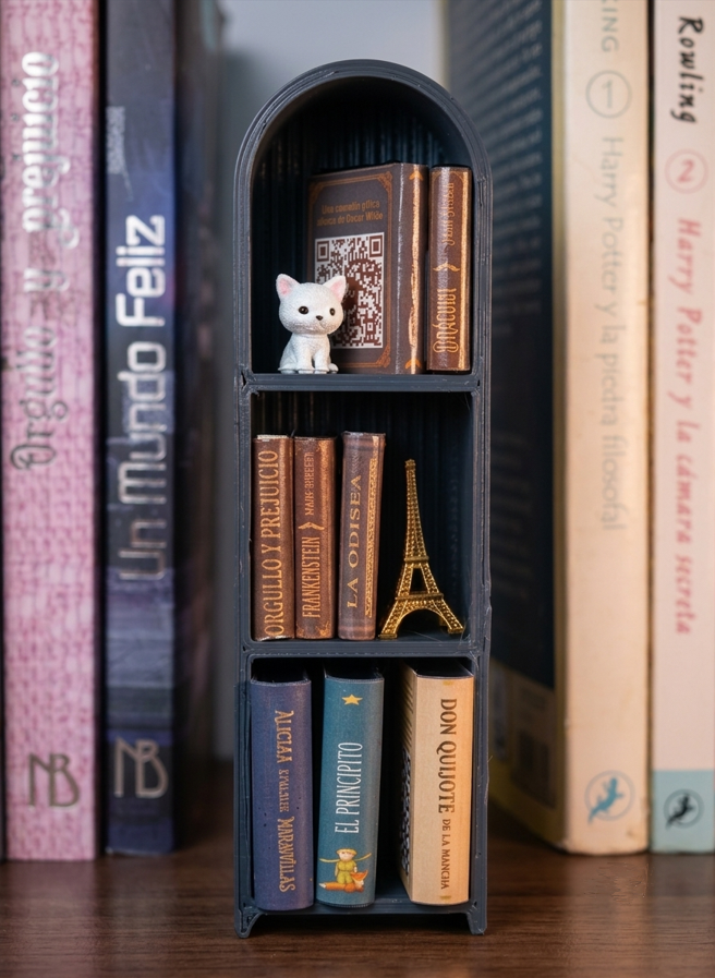 Mini Biblioteca Curva