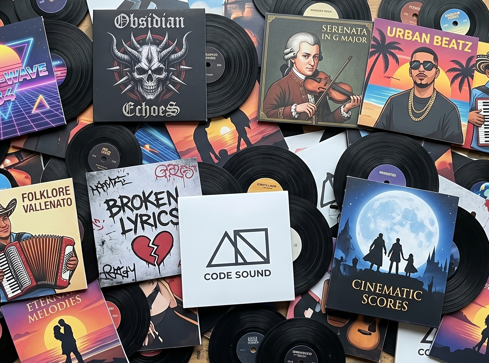 Mini Vinilos fibitap